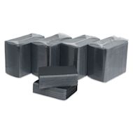 TatSoul Jet Black 4-Ply Lap Cloths