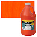 Blick Student Tempera Paint - Orange, 64 oz bottle
