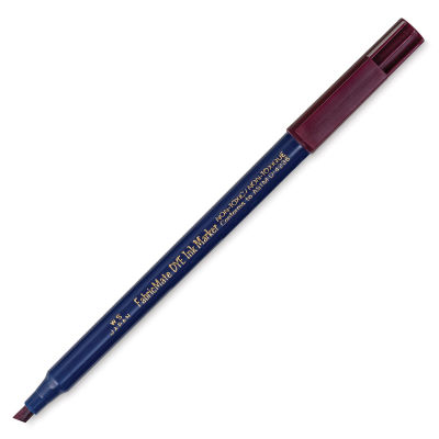 Yasutomo FabricMate DYE Ink Marker - Alizarin Crimson, Chisel Tip, marker