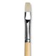 Da Vinci Top Acryl Synthetic Brush - Bright, Long Handle, Size 8 close up