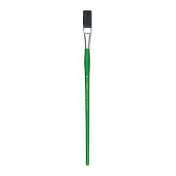 Open in modal - Blick Economy Black Bristle Brush - Extended Brush, Long Handle, 3/4"