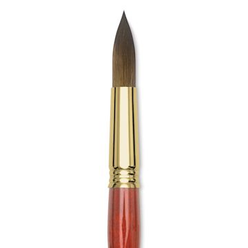 Open in modal - Blick Master Kolinsky Sable Brush - Pointed Round, Short Handle, Size 18 close up