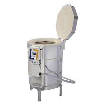 Open in modal - L&L Easy Fire Kiln - E18T-3, W8400, 240V, P1, 35.0 Amp