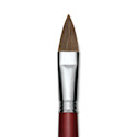 Escoda Bravo Light Ox Hair Brush - Long Filbert, Long Handle, Size 20
