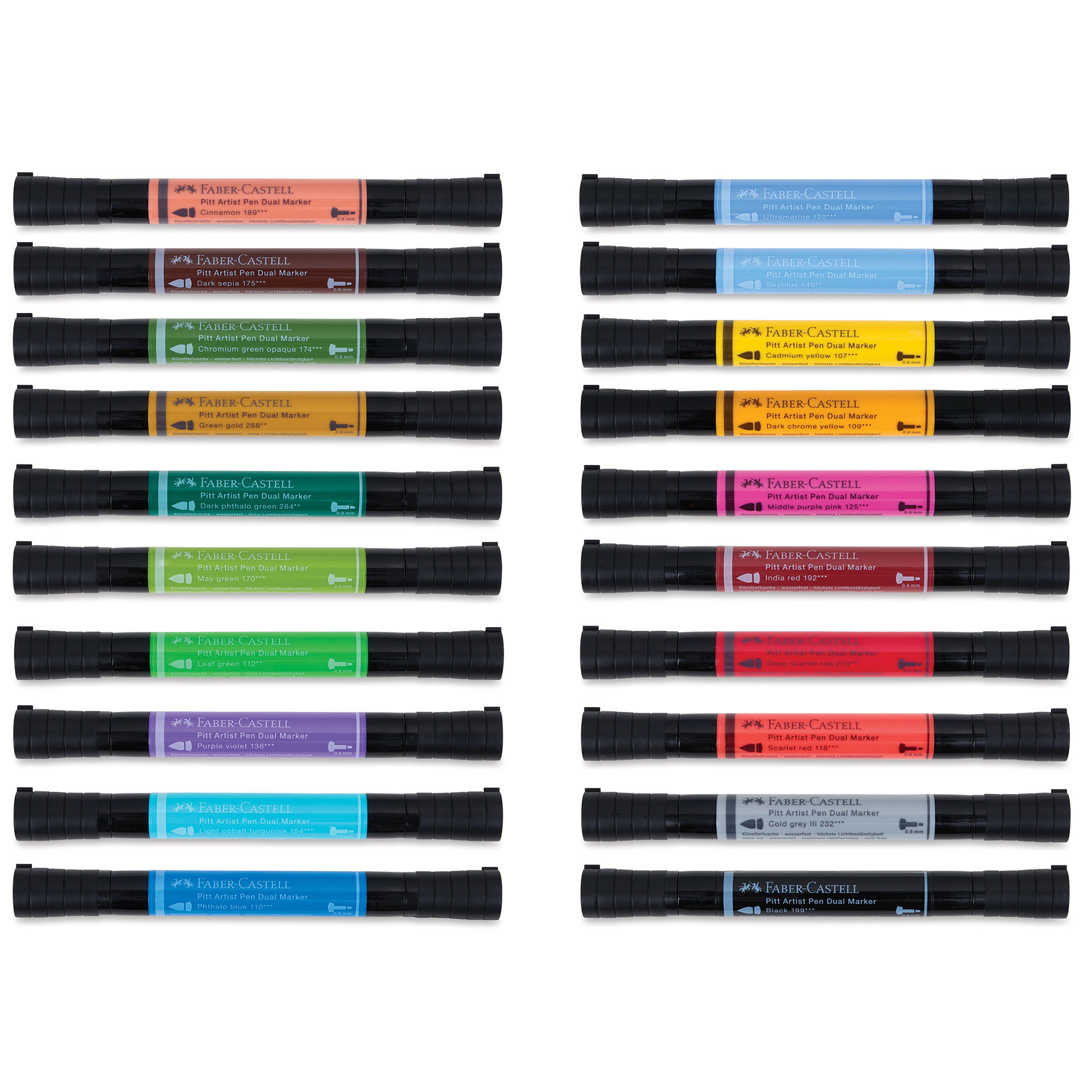 Faber-Castell Pitt Artist Pen Dual Markers – ScrawlrBox