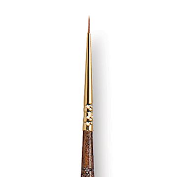 Open in modal - Escoda Reserva Kolinsky-Tajmyr Sable Brush - Round, Long Handle, Size 3/0 close up