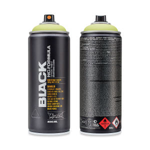 Montana Black Spray Paint - Spring, 400 ml can