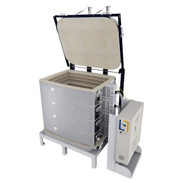 Open in modal - L&L Davinci Rectangular Kiln - T2336-D, Cone 10, 240V-1P, 108.4A, 36" H x 35-1/4" W x 26-1/2" D
