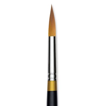 Open in modal - Kingart Original Gold Brush - Max Round, Size 12, Short Handle (close-up)