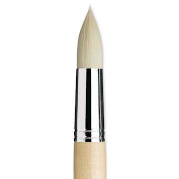 Open in modal - Da Vinci Top Acryl Synthetic Brush - Round, Long Handle, Size 50 close up
