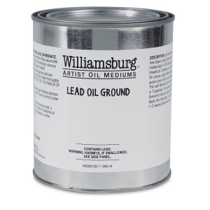 Williamsburg Lead Oil Ground - Front view of 32 oz can
