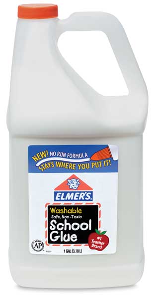 1 Bottle Elmer's 32 Oz Washable No Run School Glue Safe Non Toxic