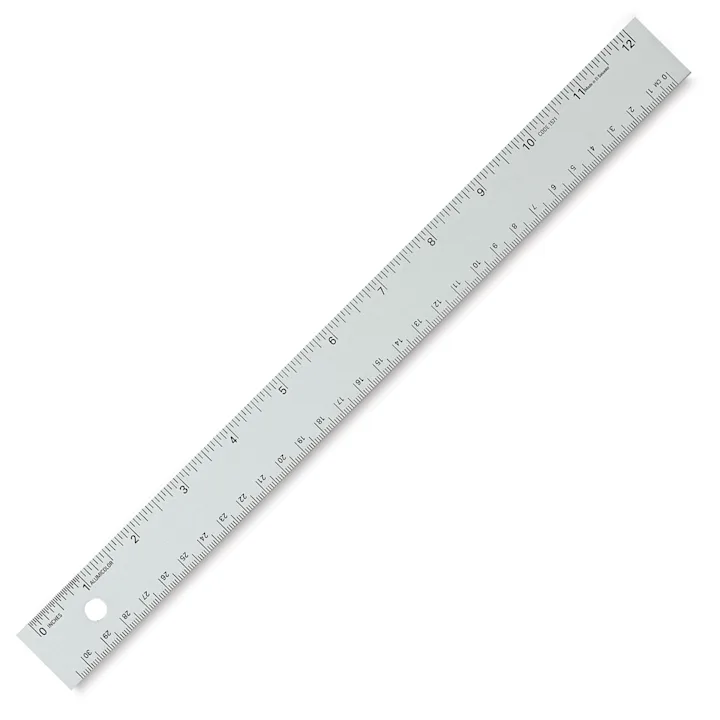 Alumicolor Non-Slip Straight Edge Ruler | BLICK Art Materials