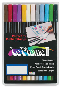 Set of 12 Markers, Basic Colors