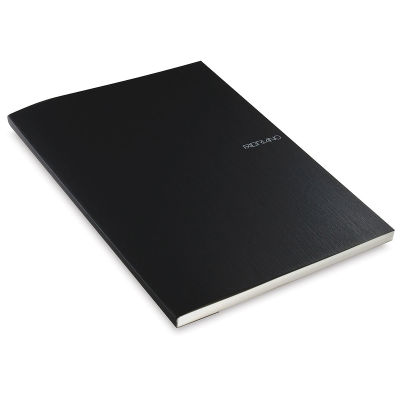 Fabriano EcoQua Notebook - 11.7" x 8.25", Dot, Gluebound, Black