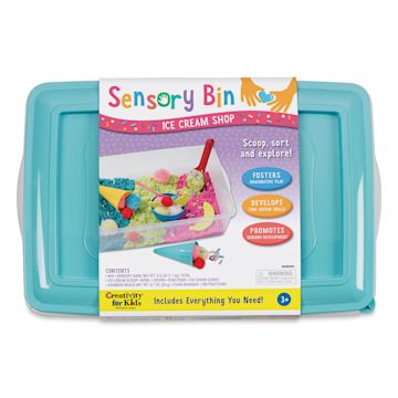 Open in modal - Creativity for Kids Sensory Bin - Ice Cream Shop, In Package