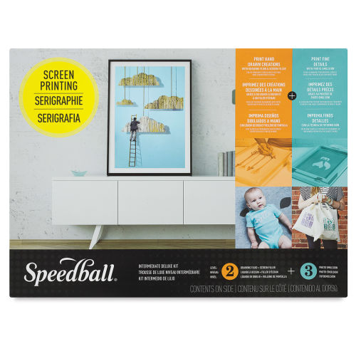 Speedball SUPER VALUE FABRIC SCREEN PRINTING KIT