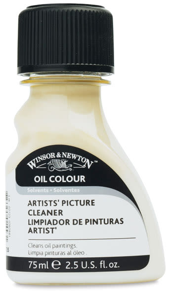 Winsor & Newton Artists' Picture Cleaner - Front of 75 ml bottle
