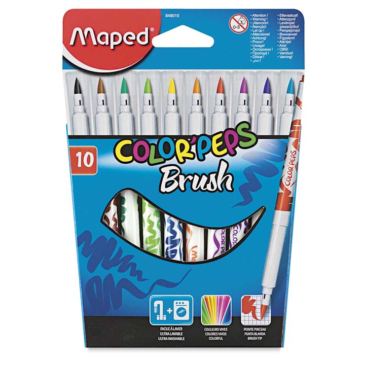 Maped Color'Peps Brush Markers | BLICK Art Materials