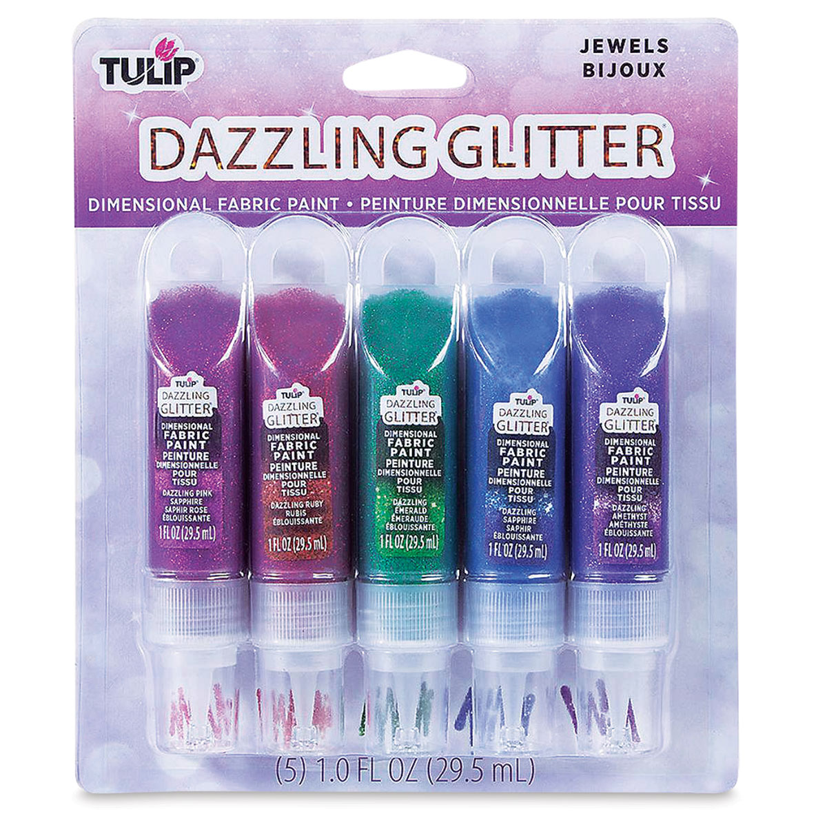 Dazzling Glitter Fabric Paint - 4 Piece Set, Hobby Lobby