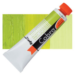 Royal Talens Cobra Study Water Mixable Oil Colors - Yellowish Green, 40 ml tube