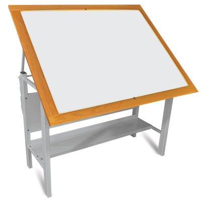 Gagne Porta-Trace LED Light Table - Angled view of Table with work surface tilted