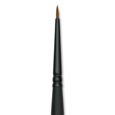 Raphaël Innovative Synthetic Kolinsky Brush - Spotter, Size 1, Short Handle (close-up)