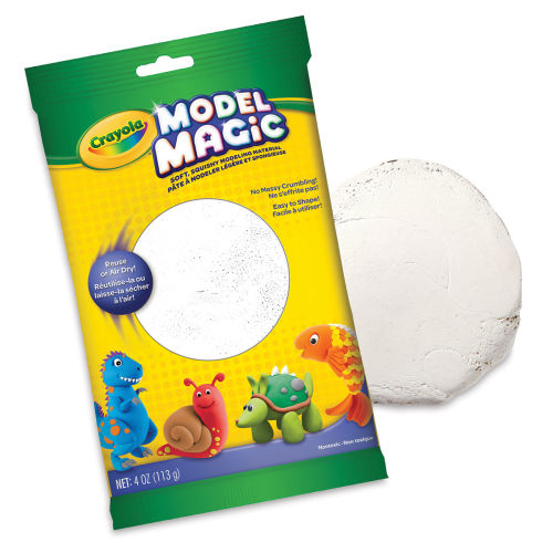 Crayola Model Magic Modeling Compound, 8 oz, White - 96 oz