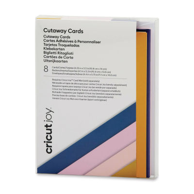 Cricut Joy Cutaway Cards - Spring Rain Sampler, Pkg of 8 (Package)