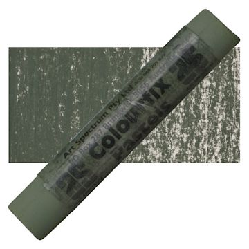 Open in modal - Art Spectrum Colourfix Soft Pastel - Leaf Green Dark pastel and swatch