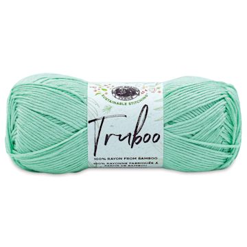 Open in modal - Lion Brand Truboo Yarn - Mint, 241 yards