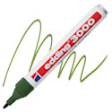 Edding Permanent Marker - Olive Green, 3000, Bullet Nib