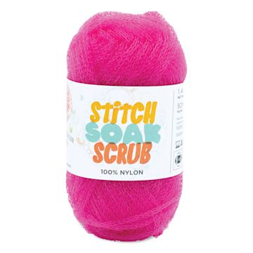 Open in modal - Lion Brand Stitch Soak Scrub Yarn - Cabaret, 92 yds