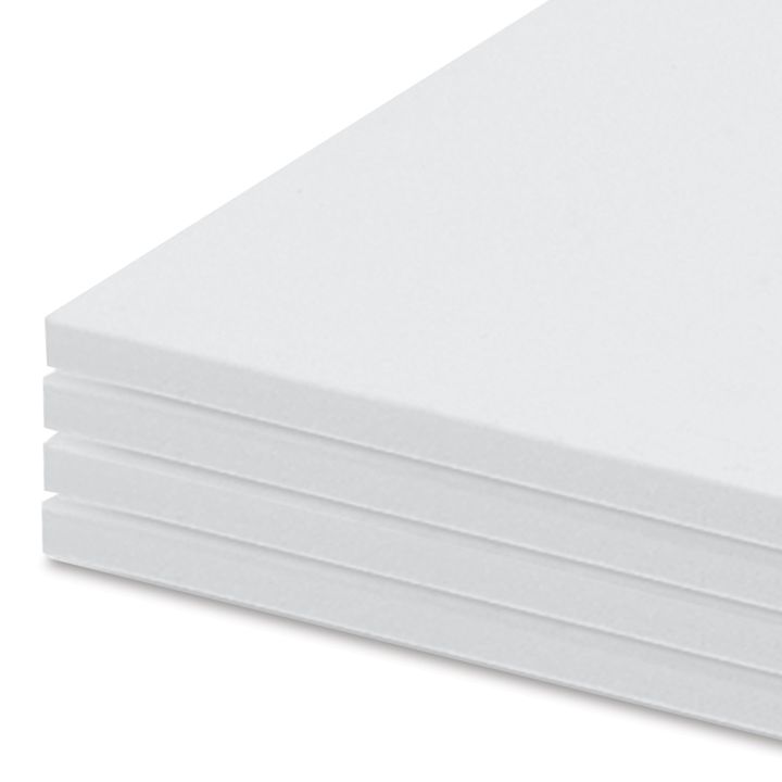 Elmer's PreCut Foamboard 11" x 14" x 3/16", White, Pkg of 4 Sheets