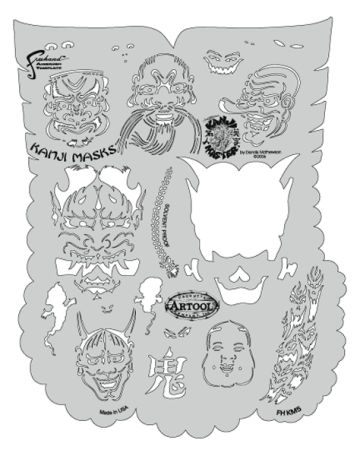 Kanji Master Kanji Masks Template 