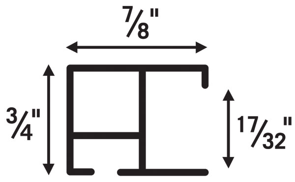 Nielsen Metal Frame Section Style 97 - 12
