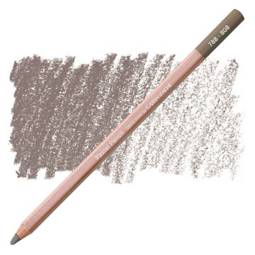 Open in modal - Caran d'Ache Pastel Pencil - French Gray pencil and swatch
