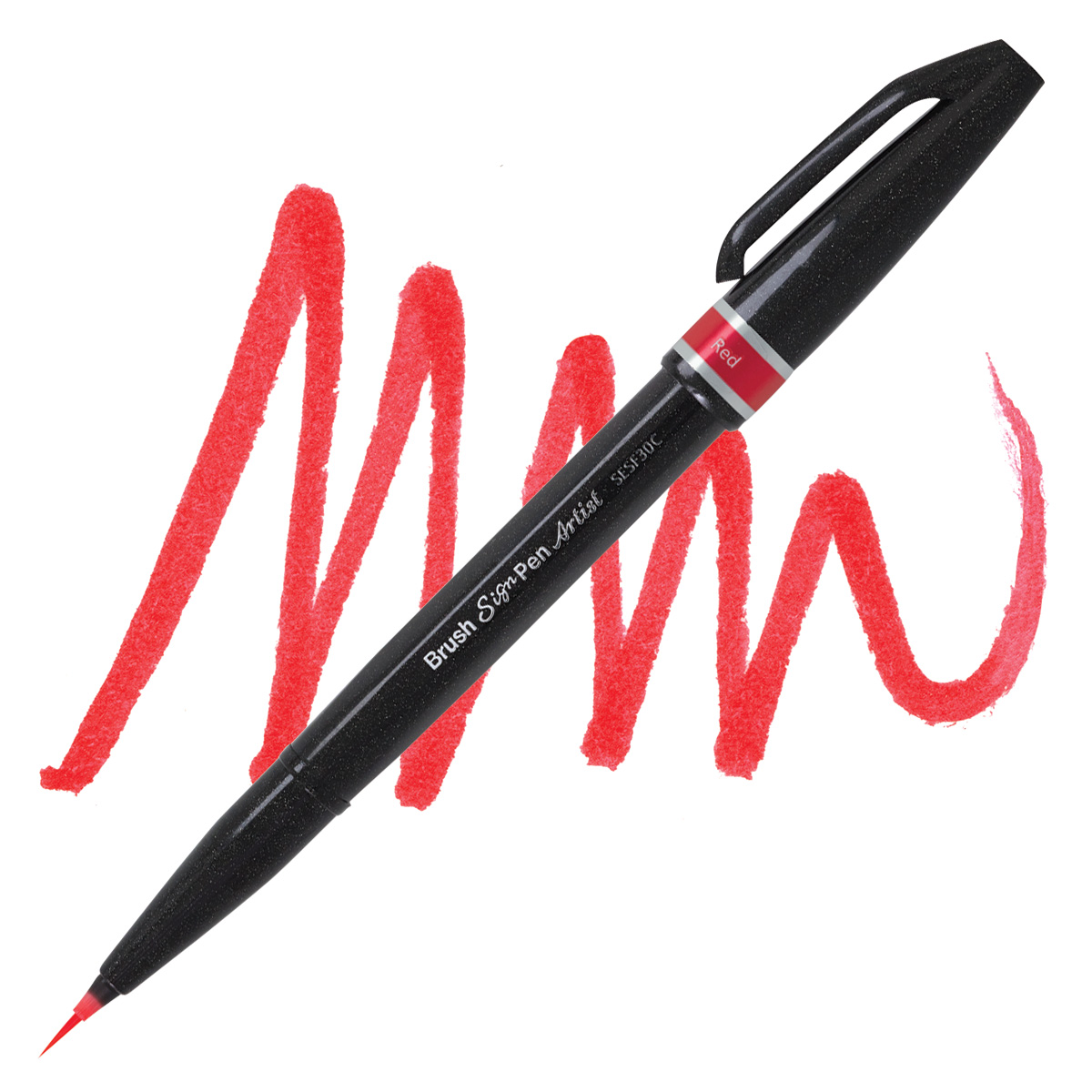 Pentel Artist Brush Sign Pen Red