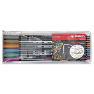 Stabilo Pen 68 Metallic Pens - Set of 6