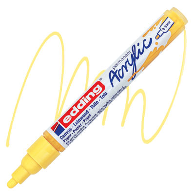 Edding Acrylic Paint Marker - Pastel Yellow 915, Medium