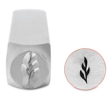 Open in modal - ImpressArt Design Stamp - Skinny Leaf, 6 mm