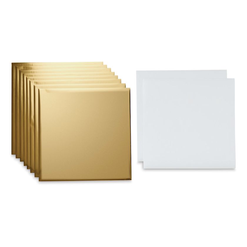 Cricut Foil Transfer Sheets Gold, 12" x 12", Package of 8 BLICK Art