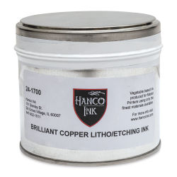 Hanco Standard Palette Litho Ink - 1 lb, Brilliant Copper