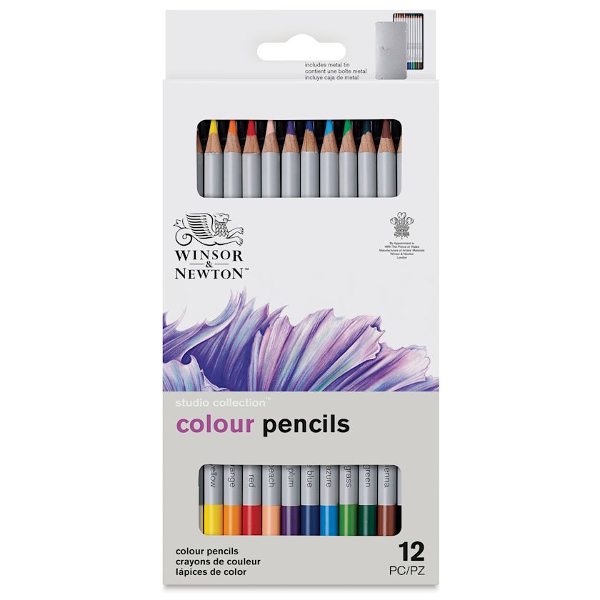 Winsor & Newton Studio Collection Colored Pencils Set of 12 BLICK