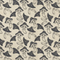 Elan Transfers Underglaze Transfer Sheet - Mushrooms, Black