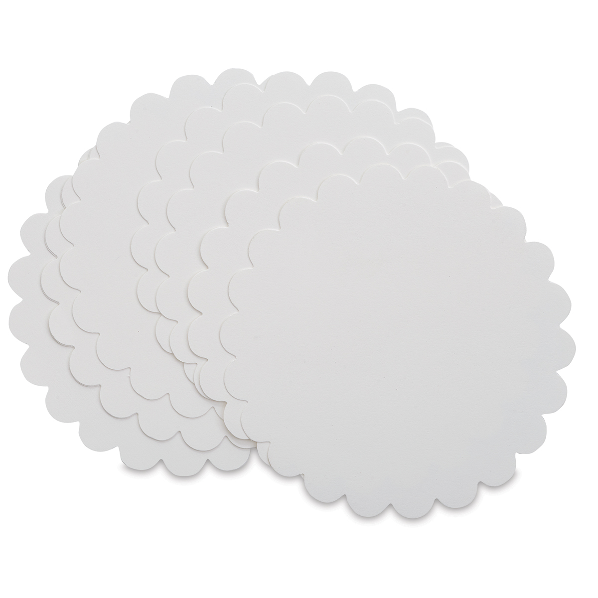 Scallop A2 Luxe White Cards | Paper Source