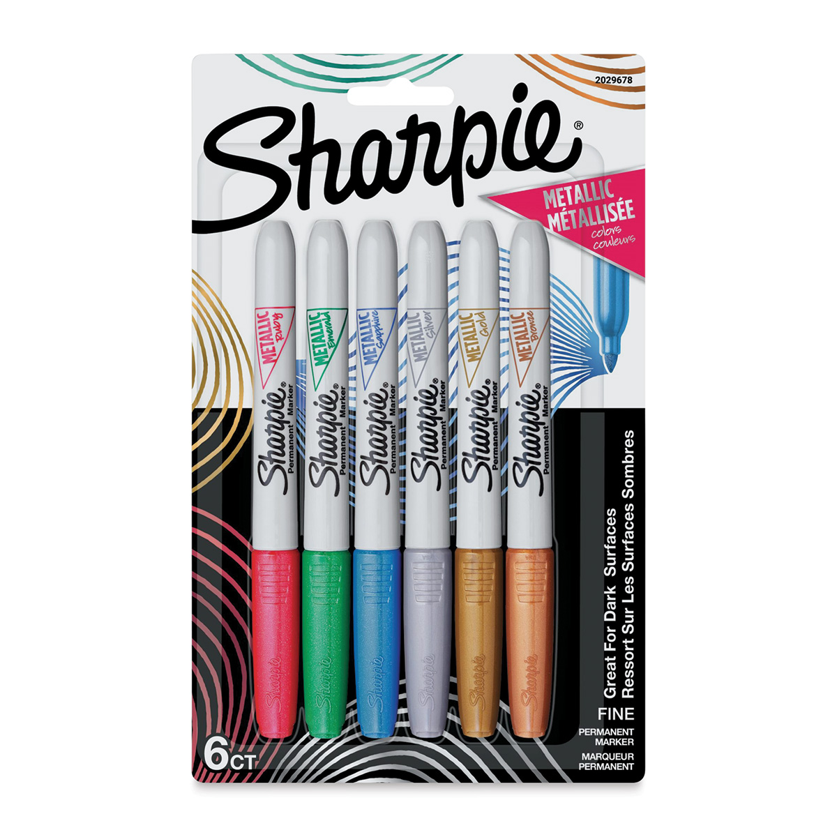 Sharpie Metallic Fine Point Marker - Silver, Class Pack of 36