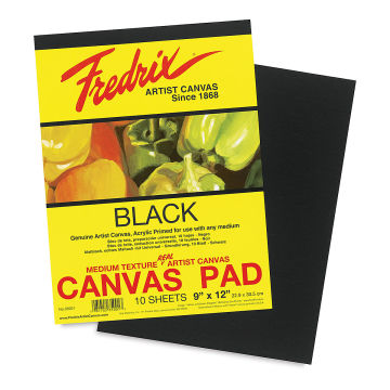 Fredrix Black Canvas Pads | BLICK Art Materials