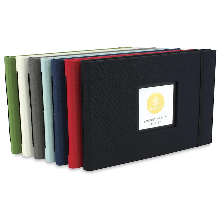 Kinsho Pocket Album, 4 x 6 - Red Kinsho Pocket Album, 4 x 6 - Red