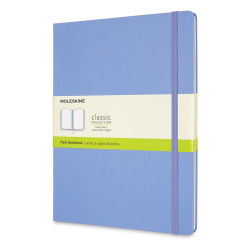 Moleskine Classic Hardcover Notebook - Light Blue, Blank, 9-3/4" x 7-1/2"